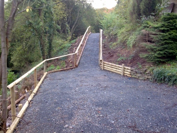 Naturnahe Hangbefestigung